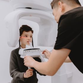 head protective in dental clinic